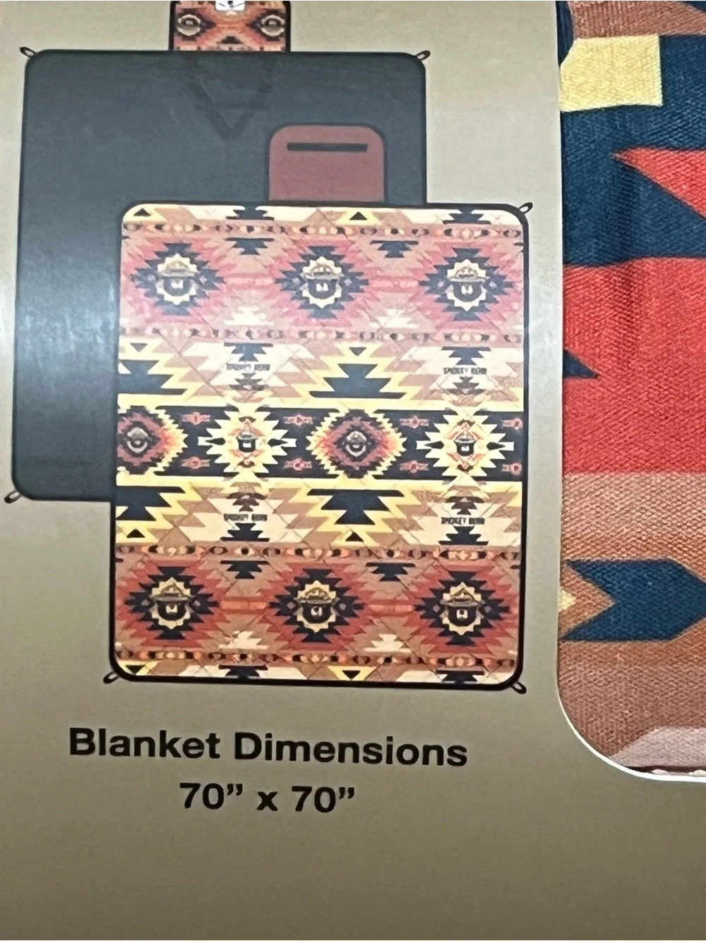 Smokey Bear Packable Picnic Blanket 70
